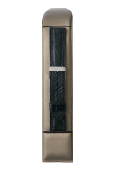 Black Croc Leather Strap